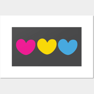 Pansexual pride flag Posters and Art